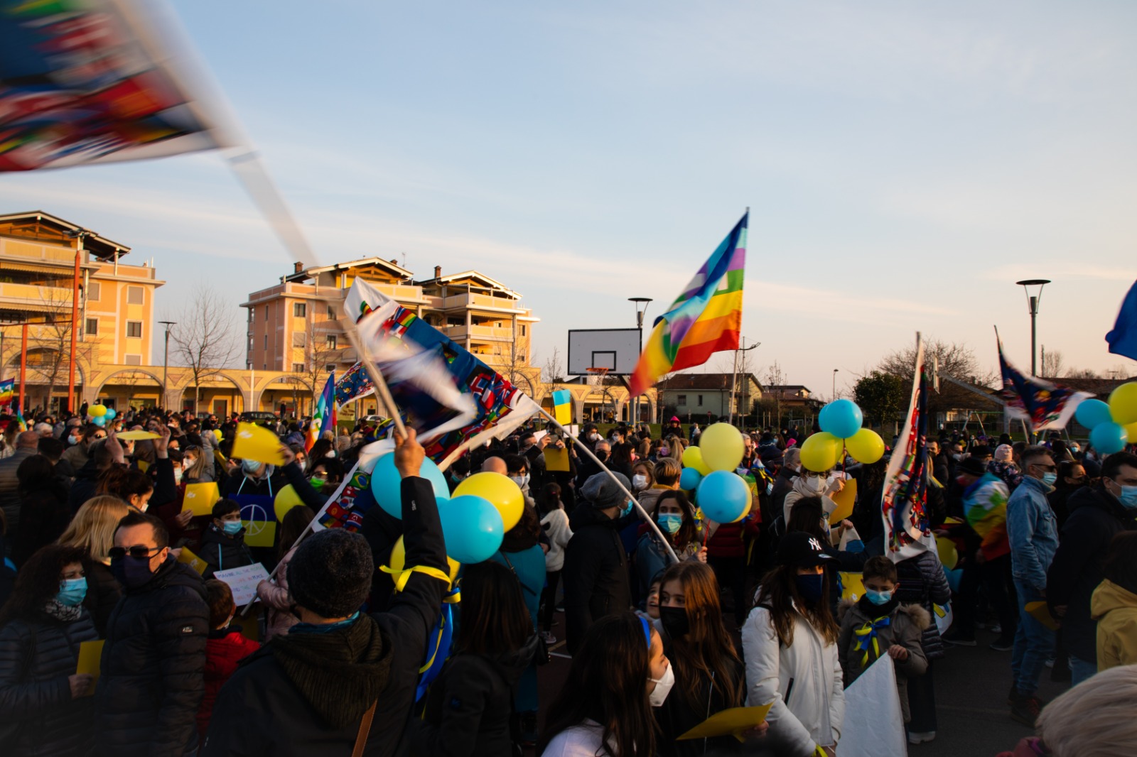 Marcia della pace a sostegno dell'Ucraina - 6 marzo 2022
